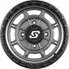 Sedona Rift Carbon Gray 15x7 4+3 Wheel