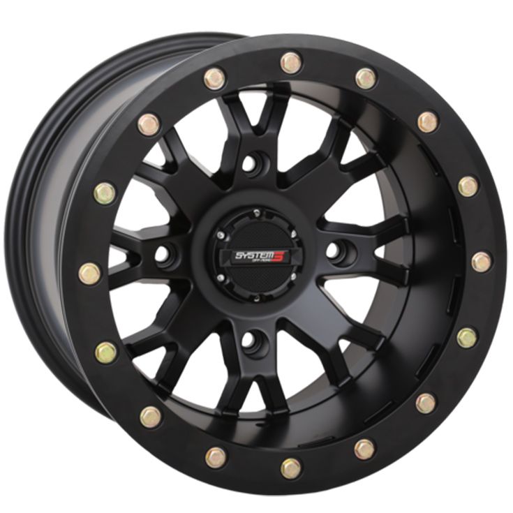 System 3 SB4 Black 15x10 5+5 Wheel
