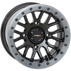 System 3 SB9 Black Gray 15x9 5+4 Wheel