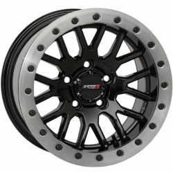 System 3 SB9 Black Gray 15x9 5+4 Wheel