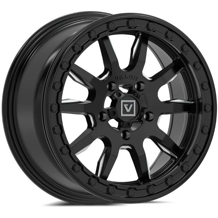 Valor V15 Black 15x7 6+1 Wheel