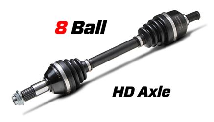 All Balls 8-Ball Complete Axle AB8-CA-8-230