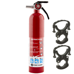 First Alert Fire Extinguisher 2.5 lbs + Mounts 