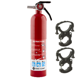 First Alert Fire Extinguisher 2.5 lbs + Mounts