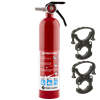 First Alert Fire Extinguisher 2.5 lbs + Mounts