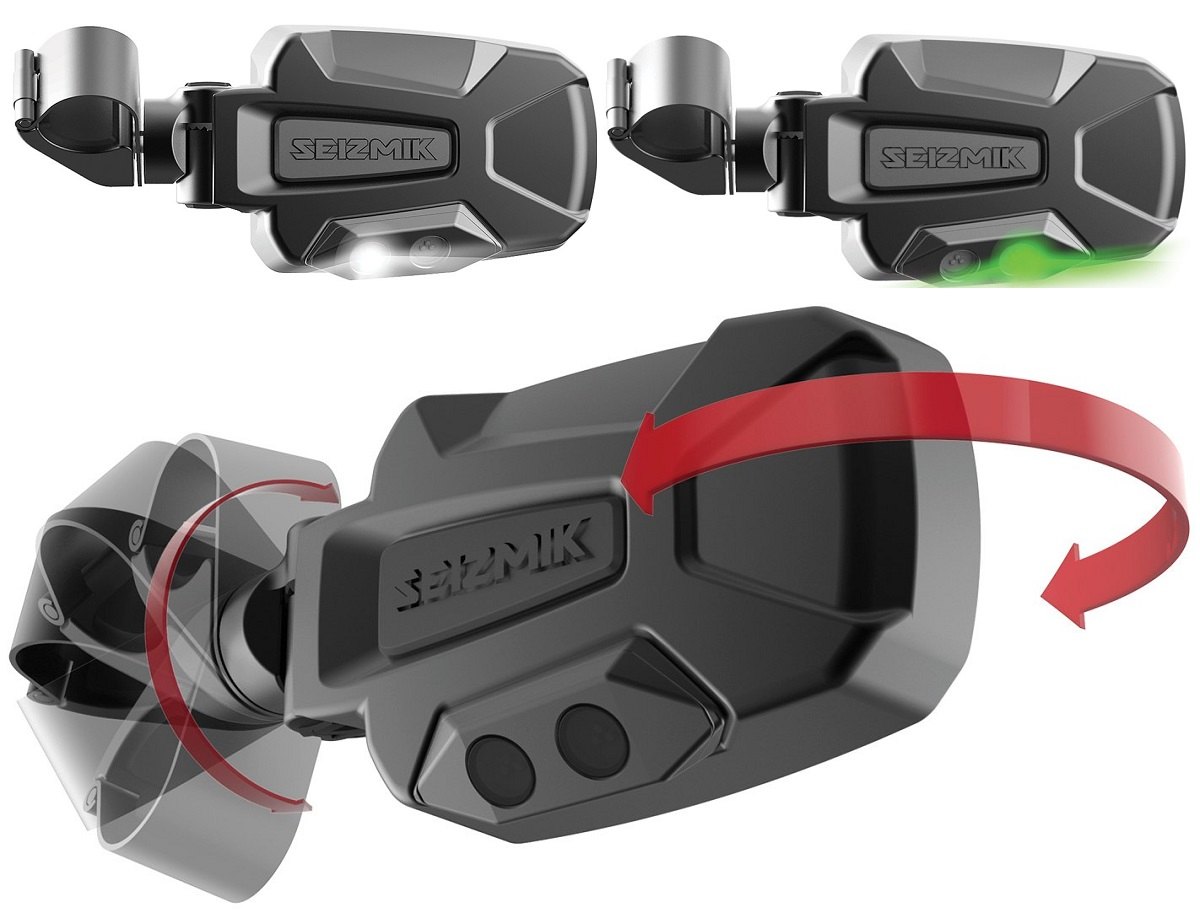 Seizmik Pursuit Night Vision Series Side View Mirrors Pro Fit cage