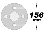 4x156 bolt pattern diagram